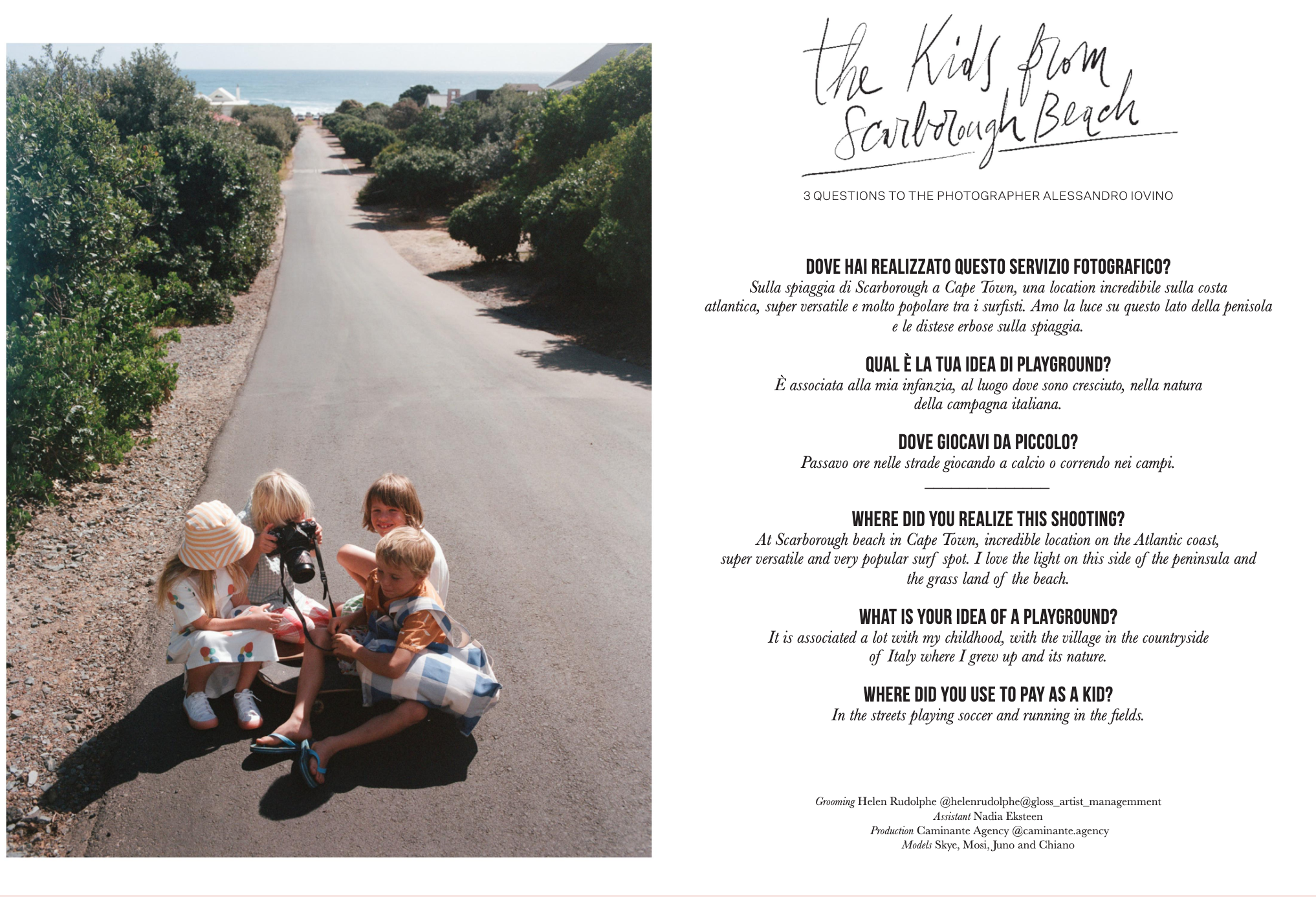 Scimparello Magazine — Playground