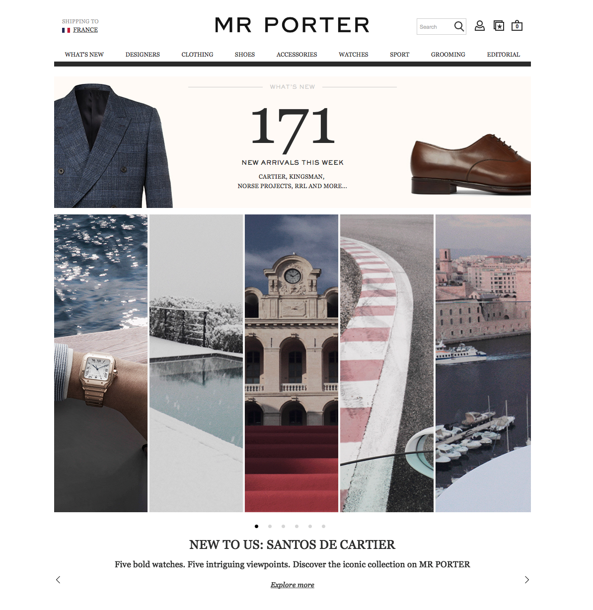 MR PORTER — Santos de Cartier